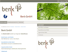 Tablet Screenshot of benk-gmbh.de